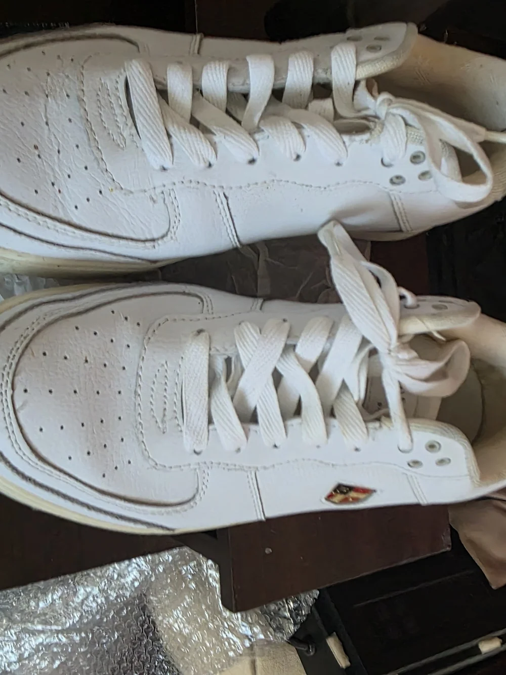 Polo by Ralph Lauren White Leather Low-Top Sneakers